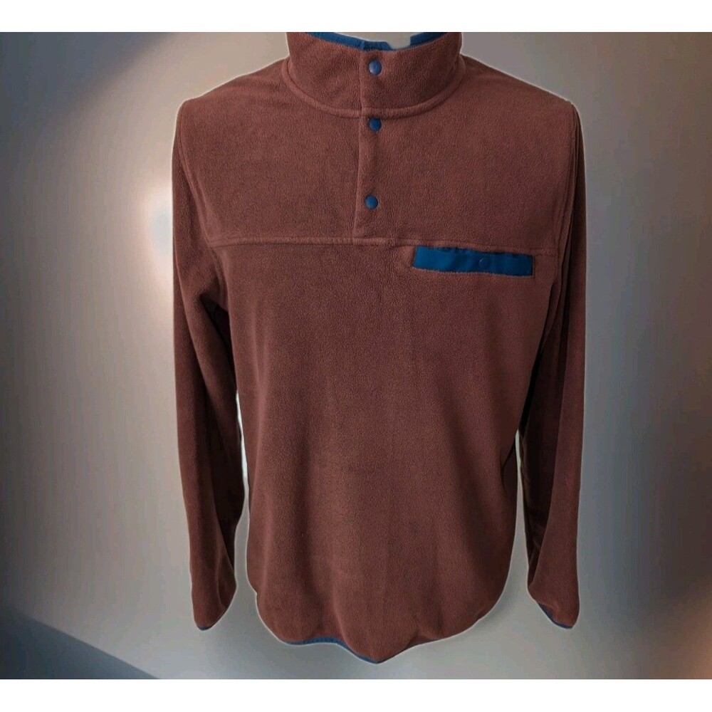 New 32 Degrees Heat Long Sleeve Quarter Snap Fleece Pullover Men’s Size Medium